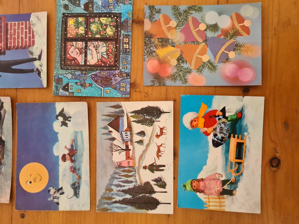 Pohlednice, dětské, 11ks, pouze jako celek