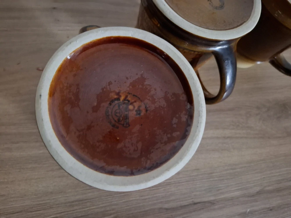 Pivní krygl, korbel, 3x Ditmar Urbach, Ostrava, Opava, Praha 