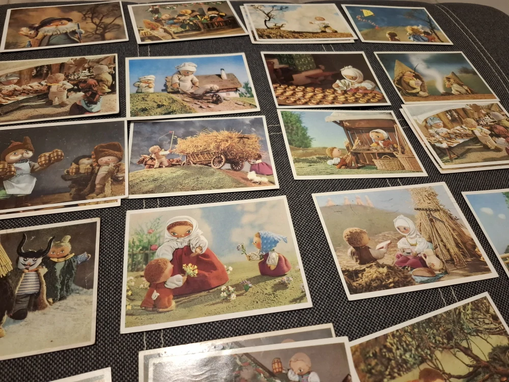 Pohlednice Jiří Trnka, z loutkového filmu Špalíček, 24ks