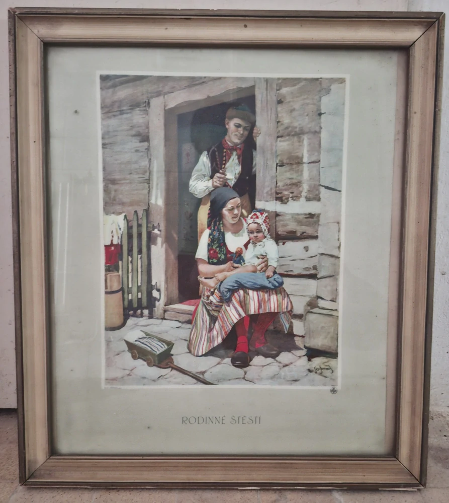 Obraz Rodinné štěstí Josef Strnad