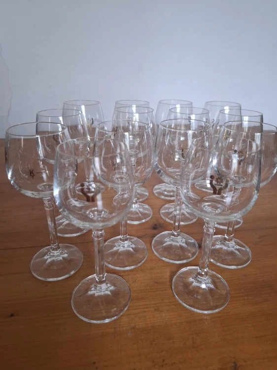 Retro gastro sklo, sklenice na alkohol 0,05l, RaJ