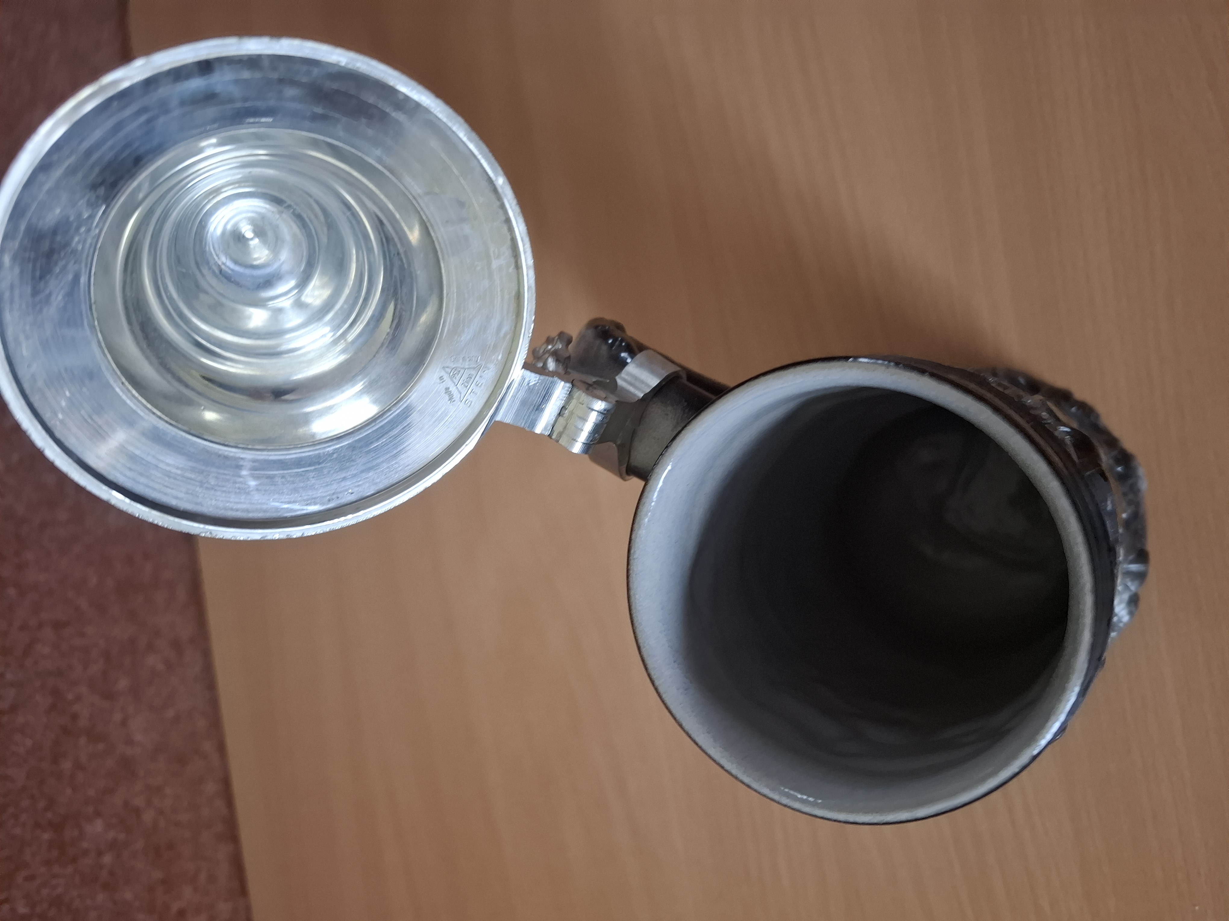 Pivní korbel, tuplák, Octoberfest. K. Stein Germany 