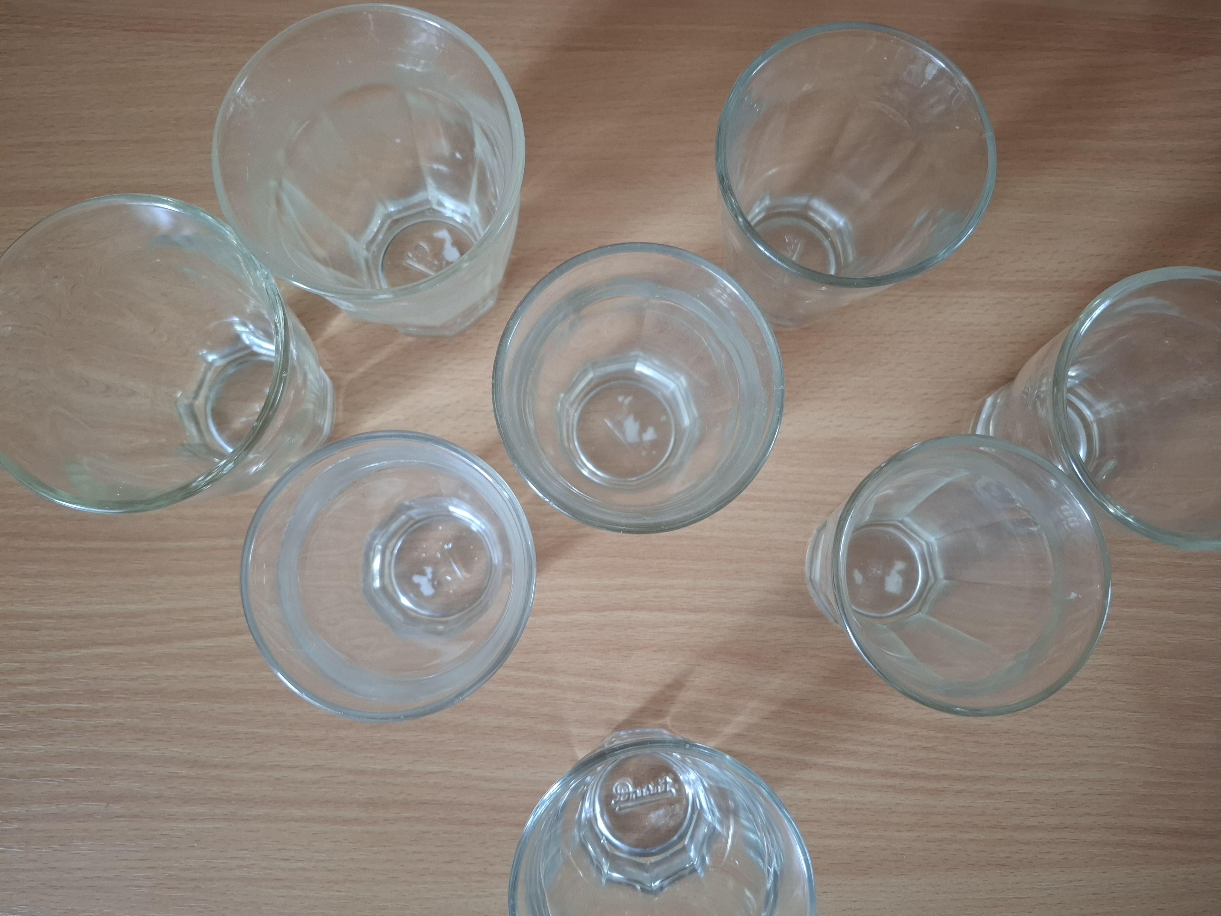 Durit, sklenice duritky, 8ks, cena za vše 