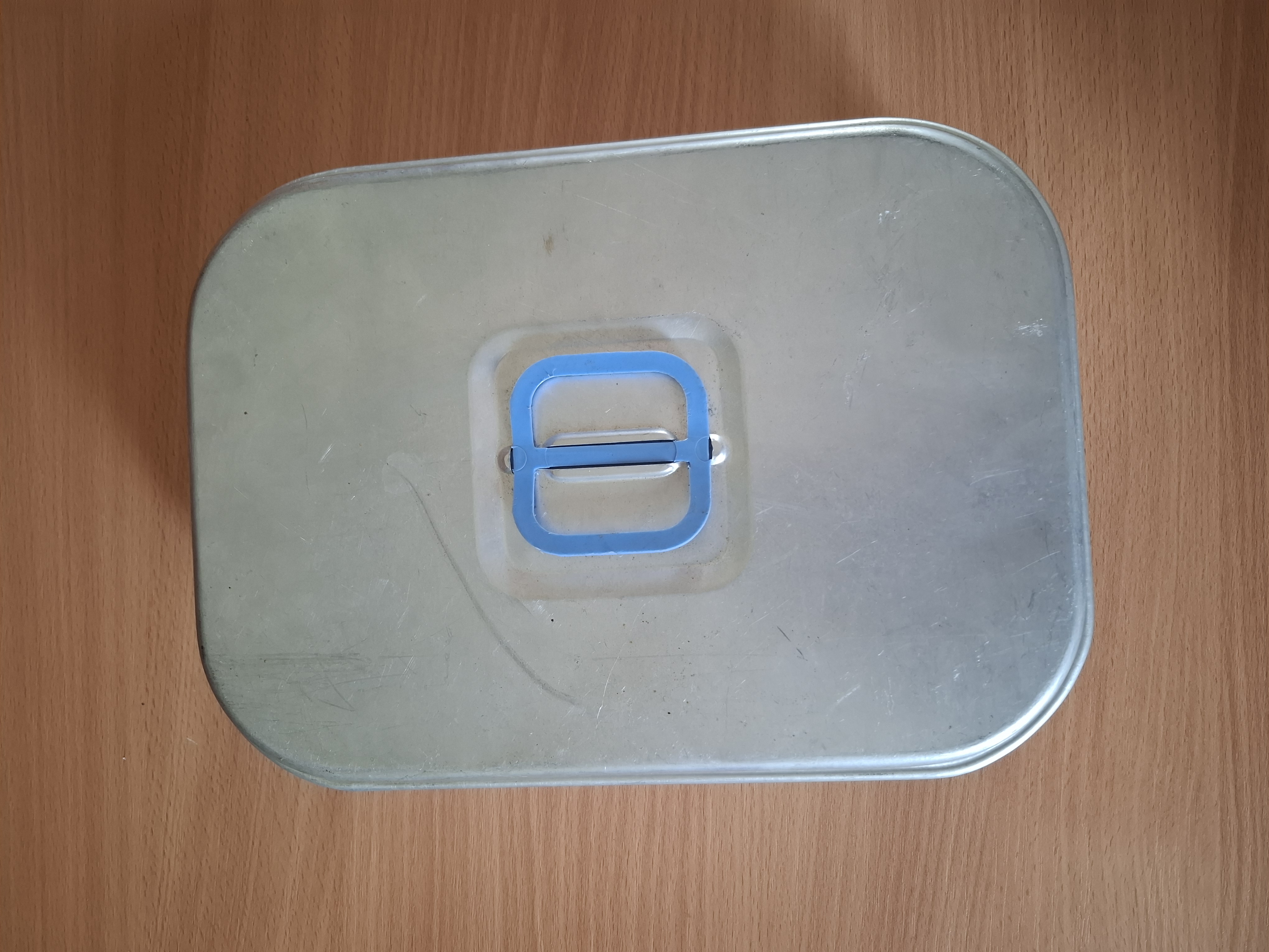 Retro hliníkový box na jídlo, svačinu  řízky