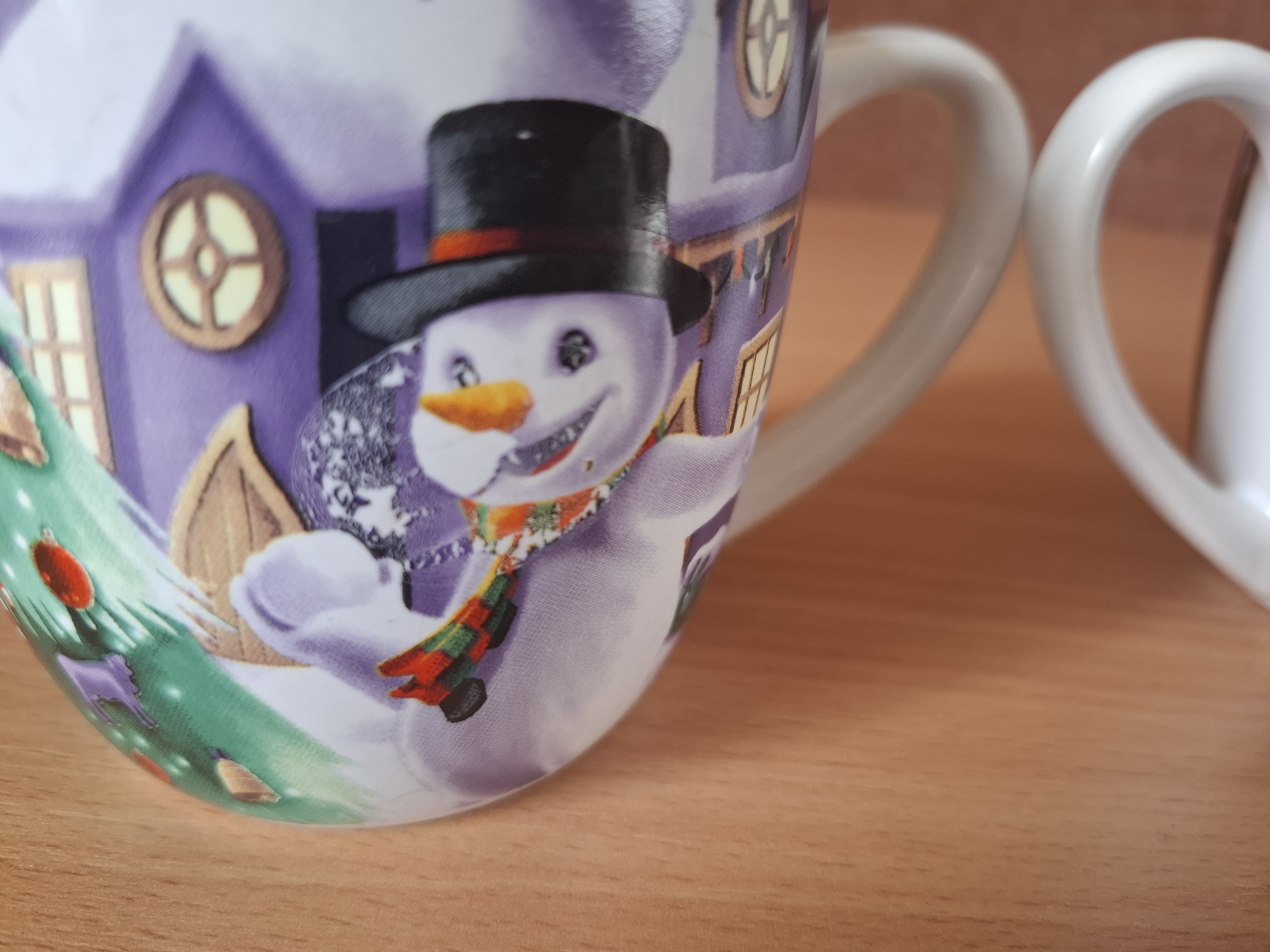 Hrnek, hrníček 2ks, vánoční motiv, Milka, cena za vše 