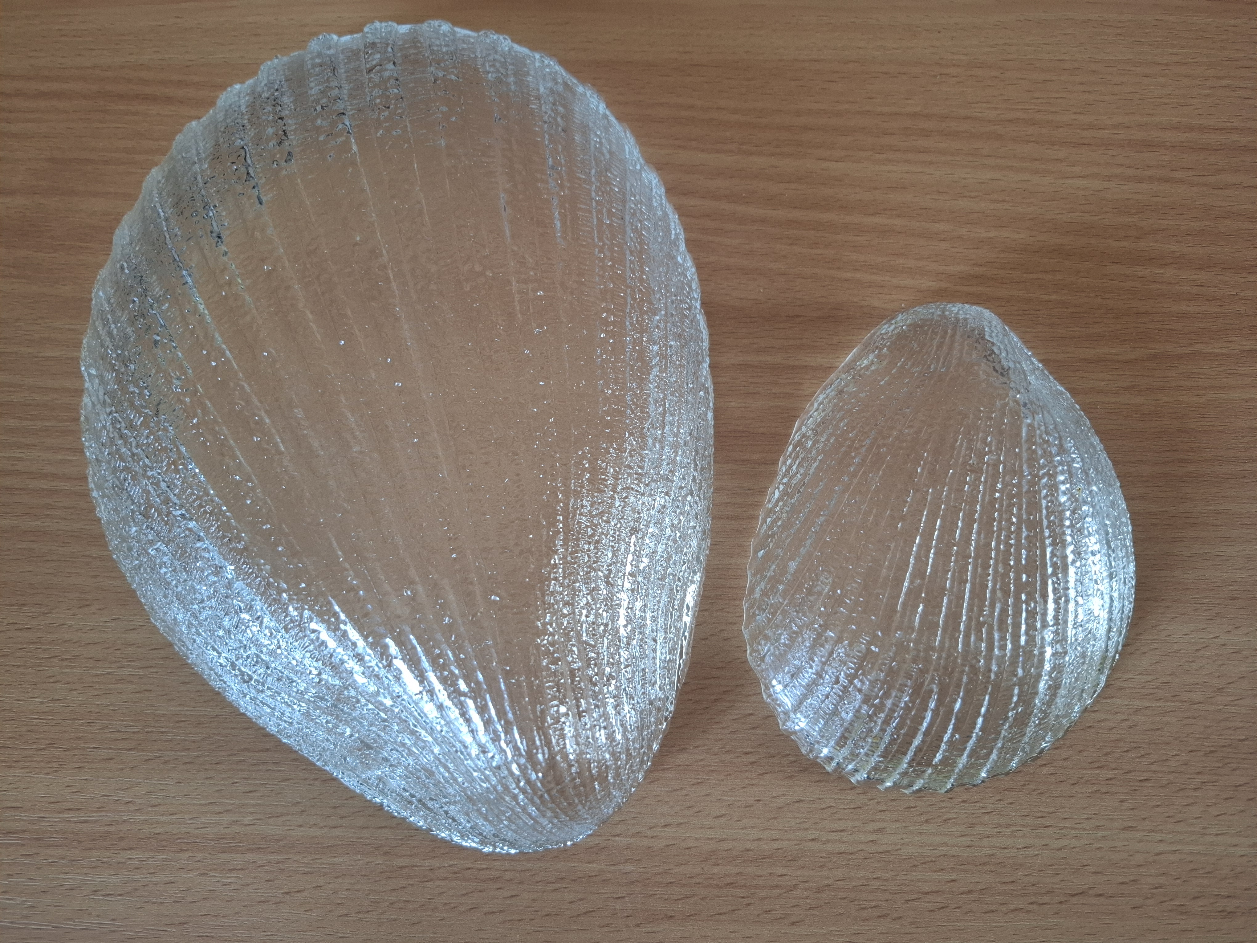 Vintage misky, lastura/mušle, Zabkowice Polsko 