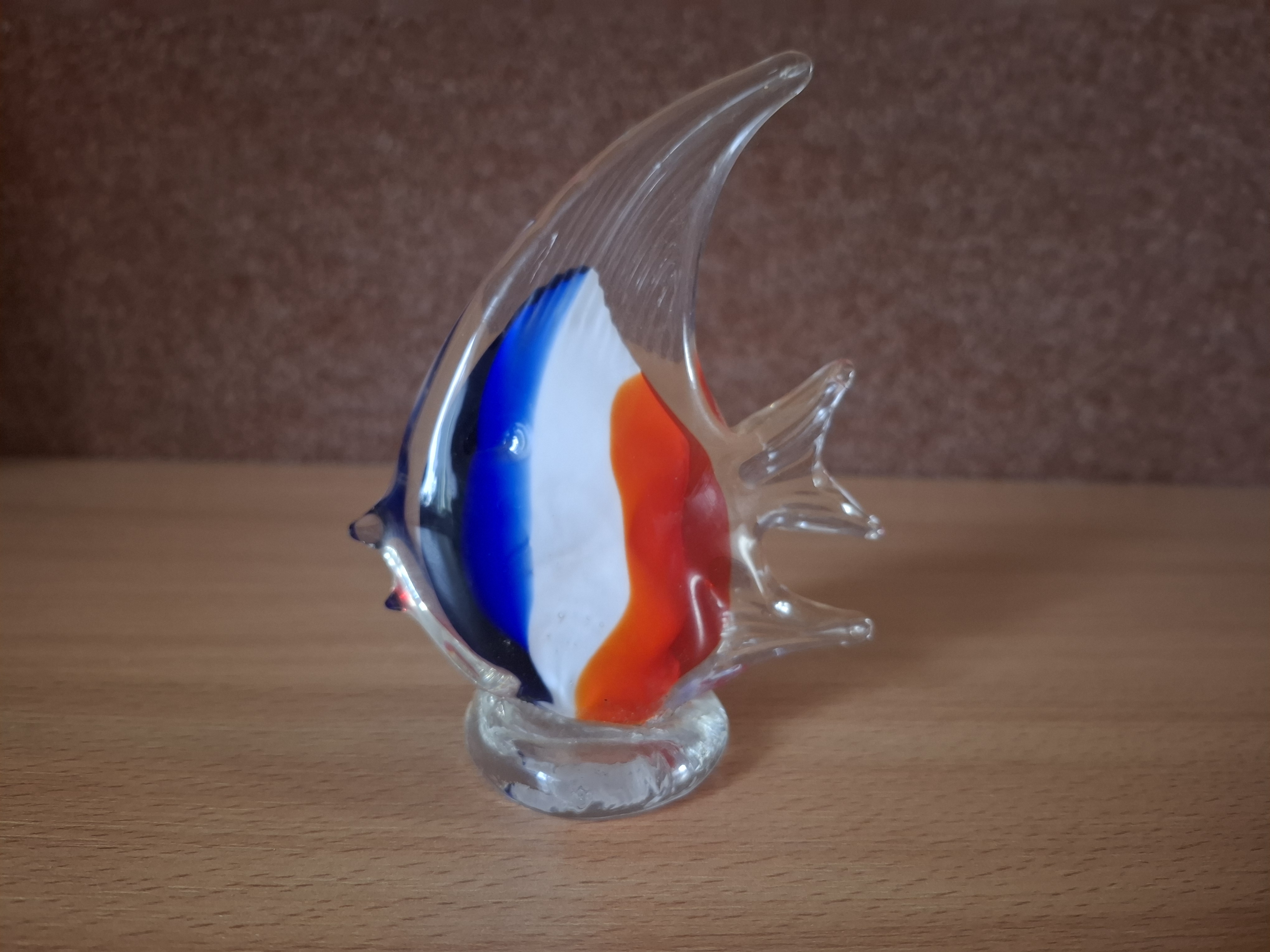 Skleněná ryba, težítko 