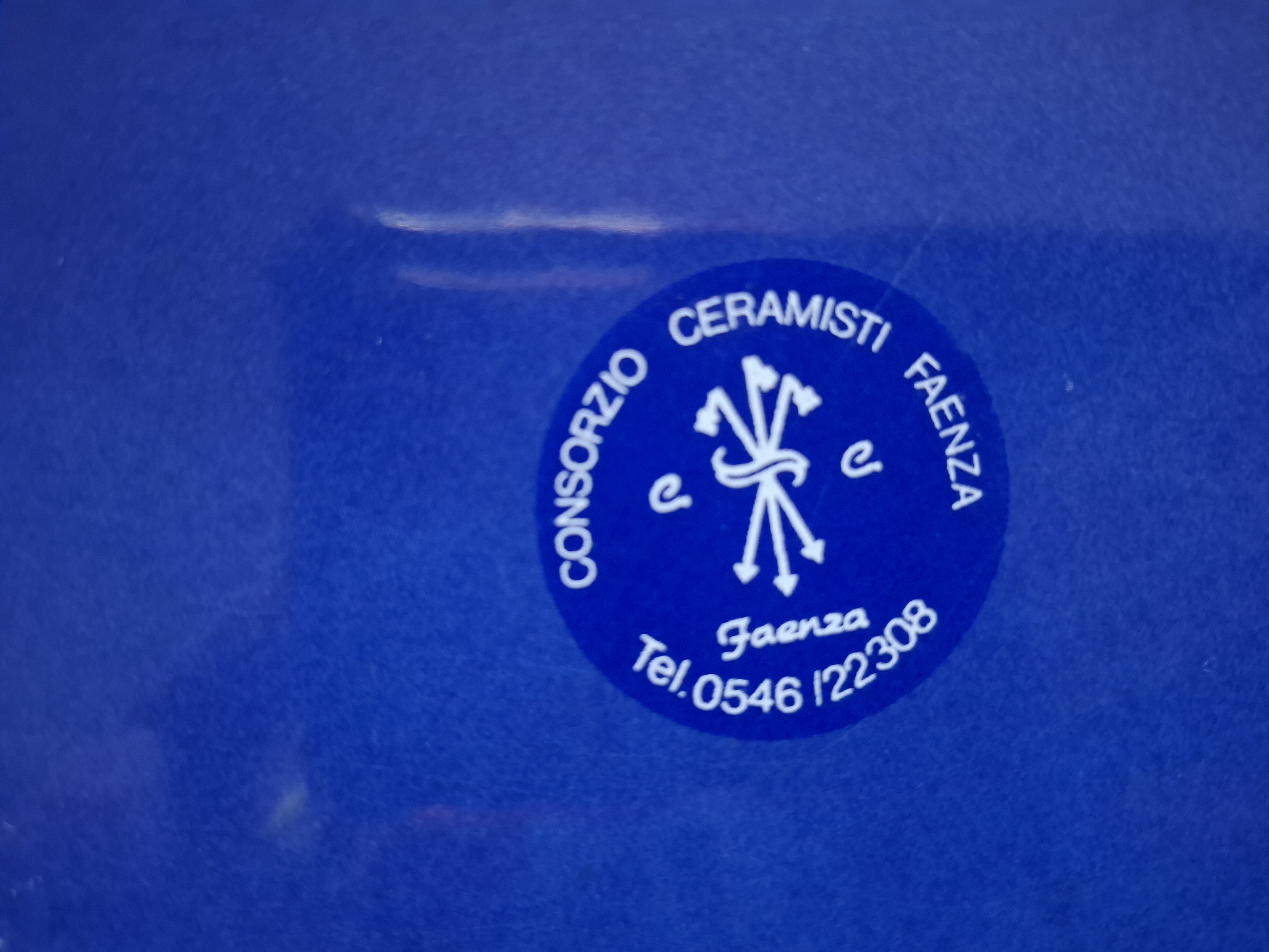 Velký popelník Italia 90, fotbal, zn. Faenza 