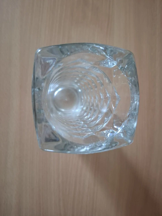 Váza, hranatá, J. Zejmon,  sklo Union Czechoslovakia 