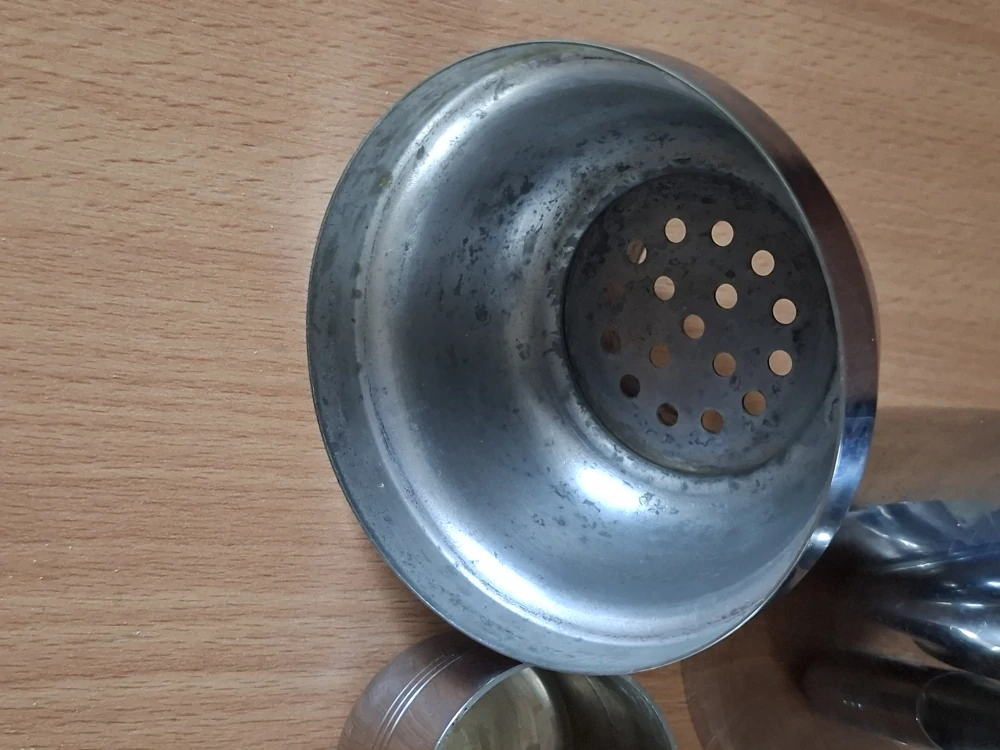 Shaker, šejkr, nerez, výška 22cm