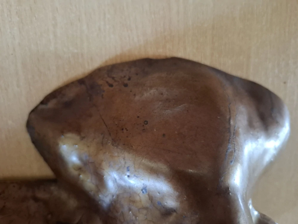 Dvoudílná starožitná forma na pečení, beránek, Československo