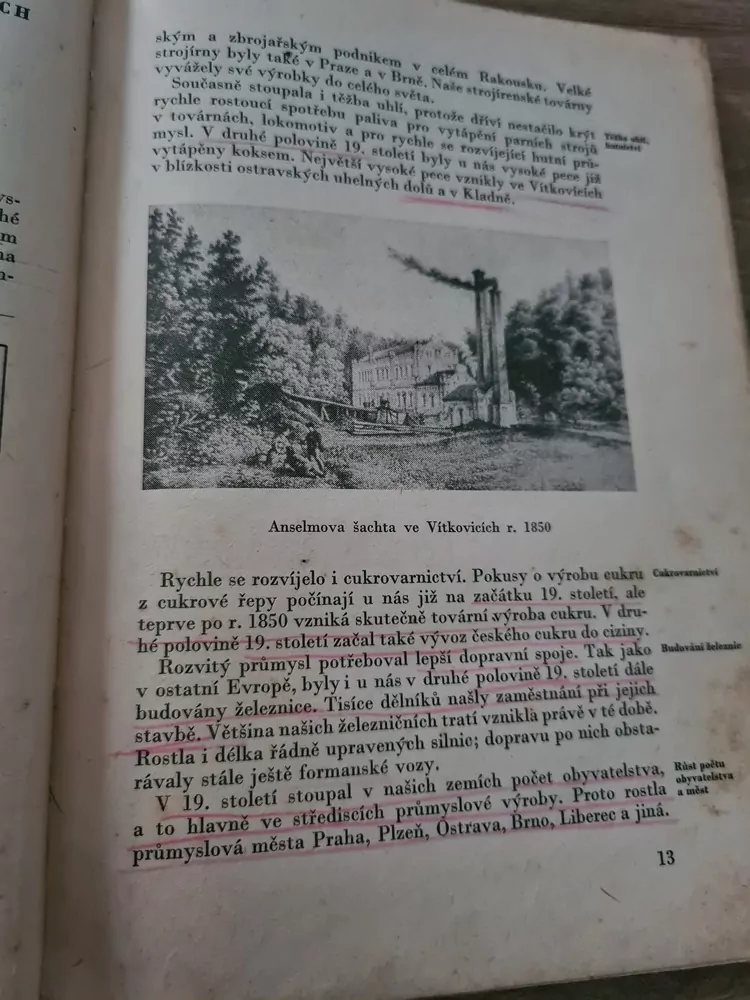 Dějiny doby nové a nejnovější pro osmý ročník, vyd.1961