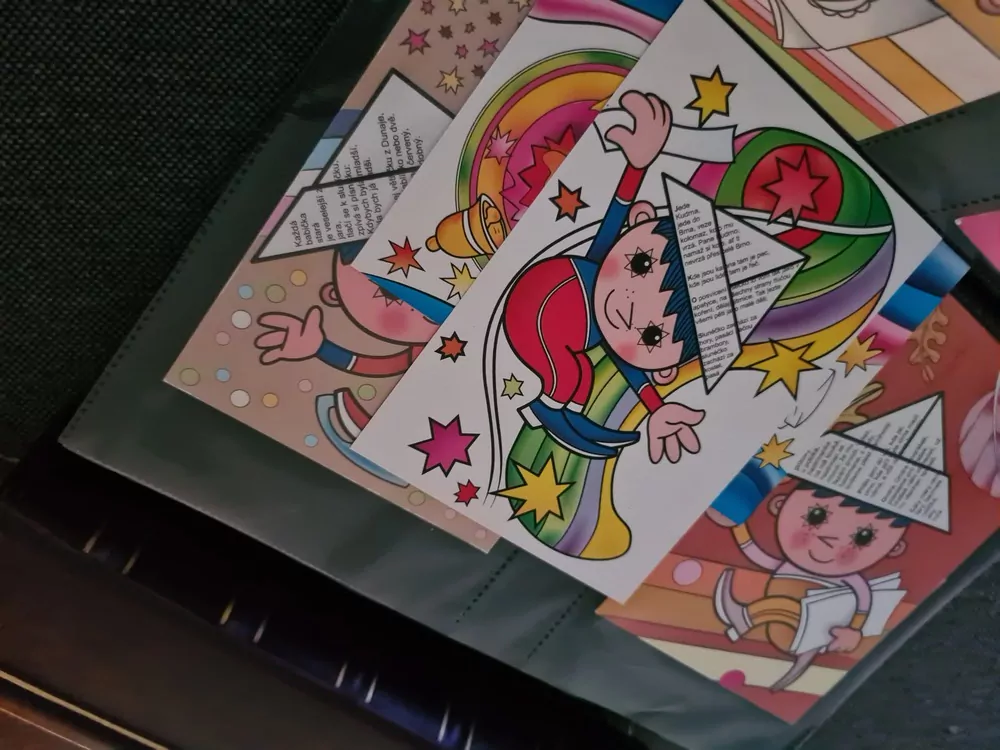 Pohlednice, 500ks, pohádky, Večerníček, dětské, Disney, malované, pohádkové 