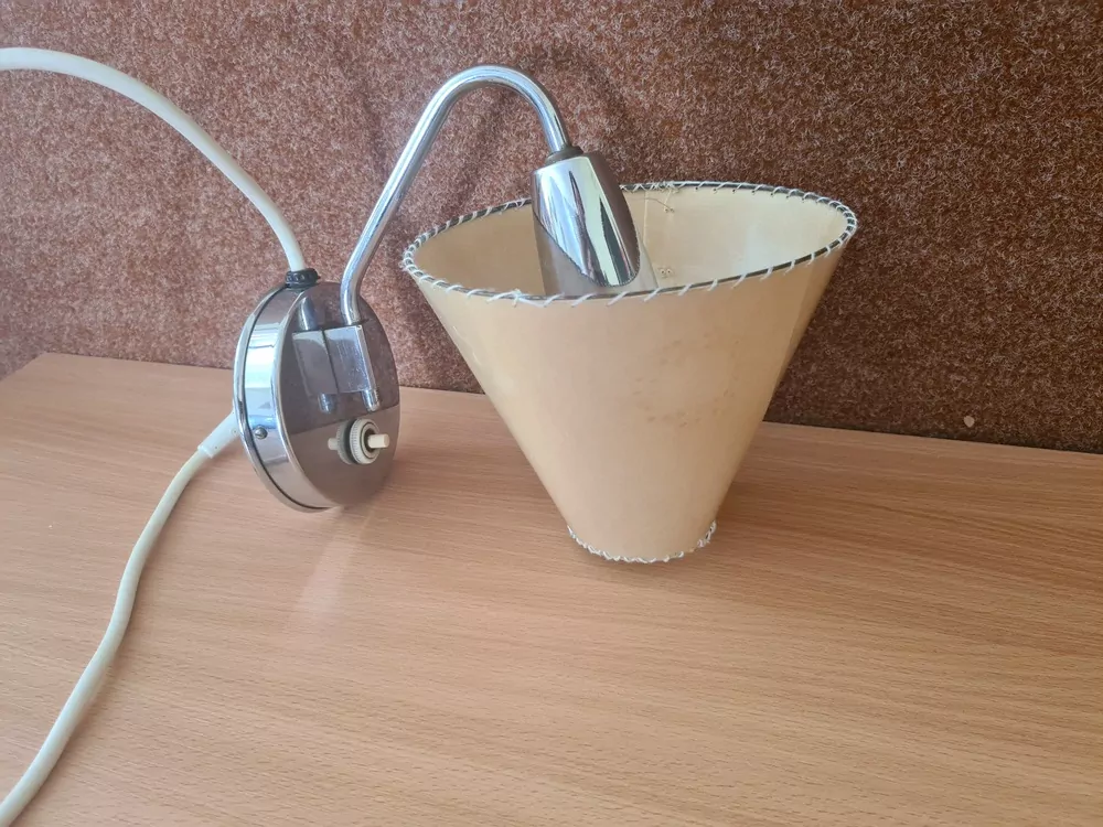 Retro lampa, lampička na zeď, Zukov 