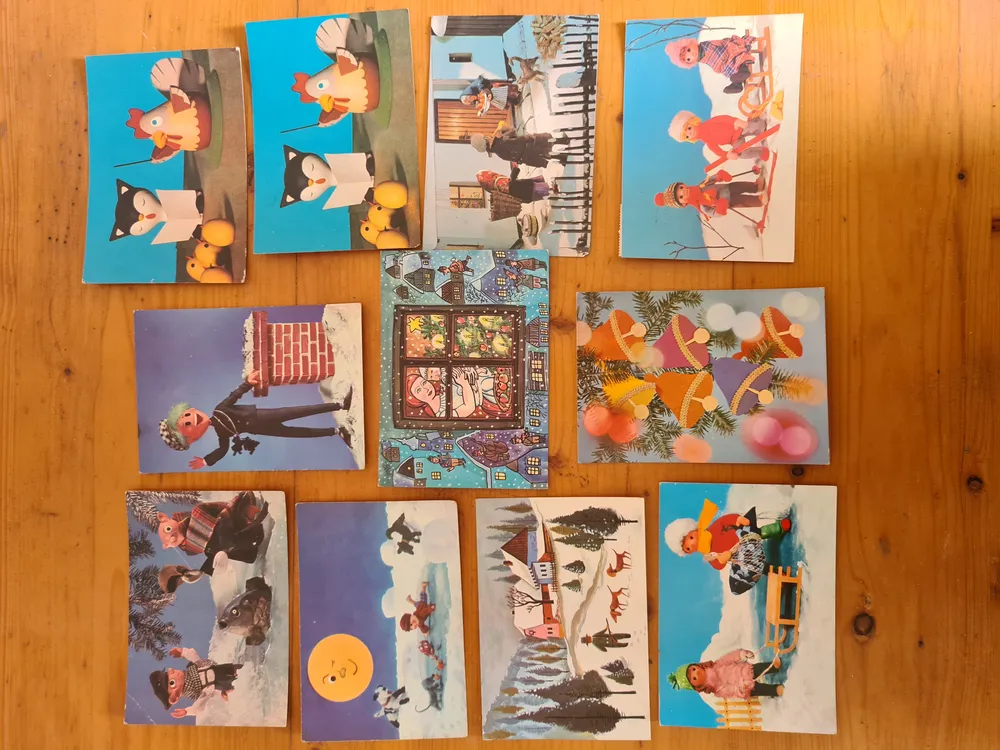 Pohlednice, dětské, 11ks, pouze jako celek