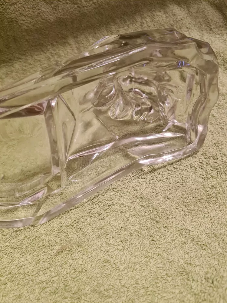 Popelník medvěd Libochovice, art deco z 30. - 40. let 20. století.