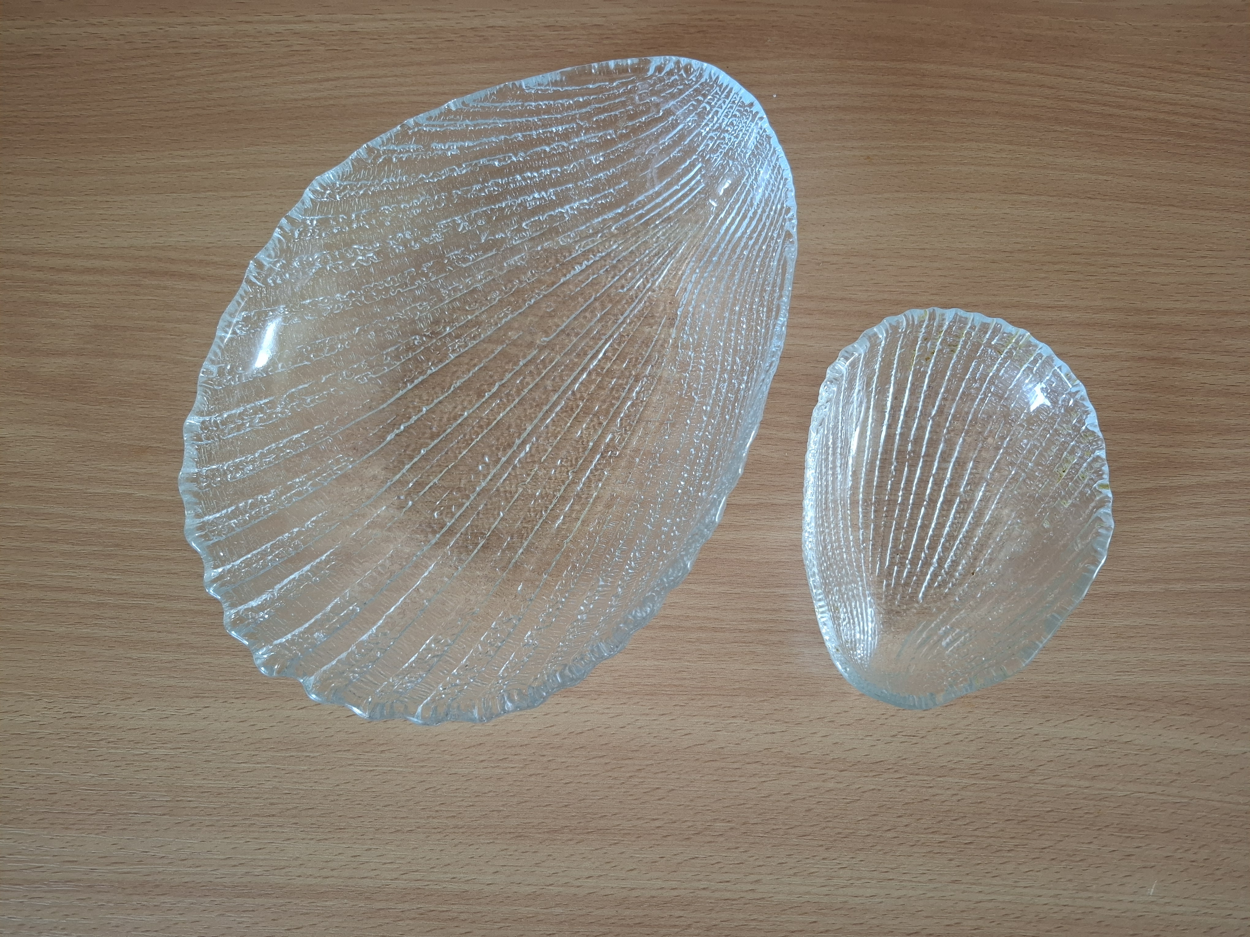 Vintage misky, lastura/mušle, Zabkowice Polsko 