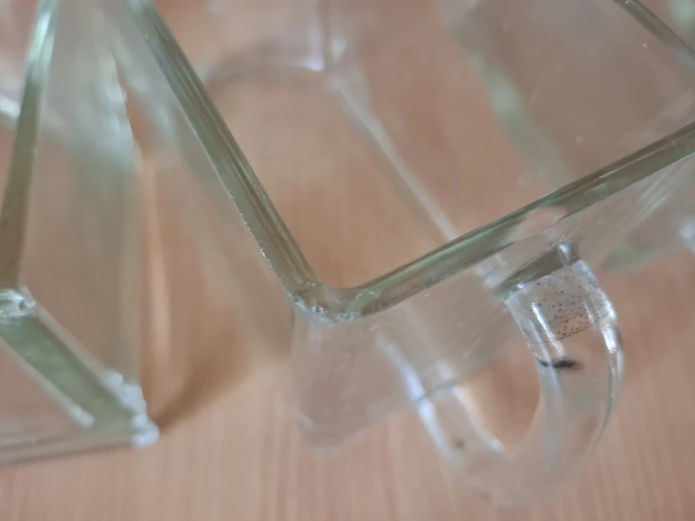 Skleněné dózy na potraviny s uchem, retro dózy do kuchyně 