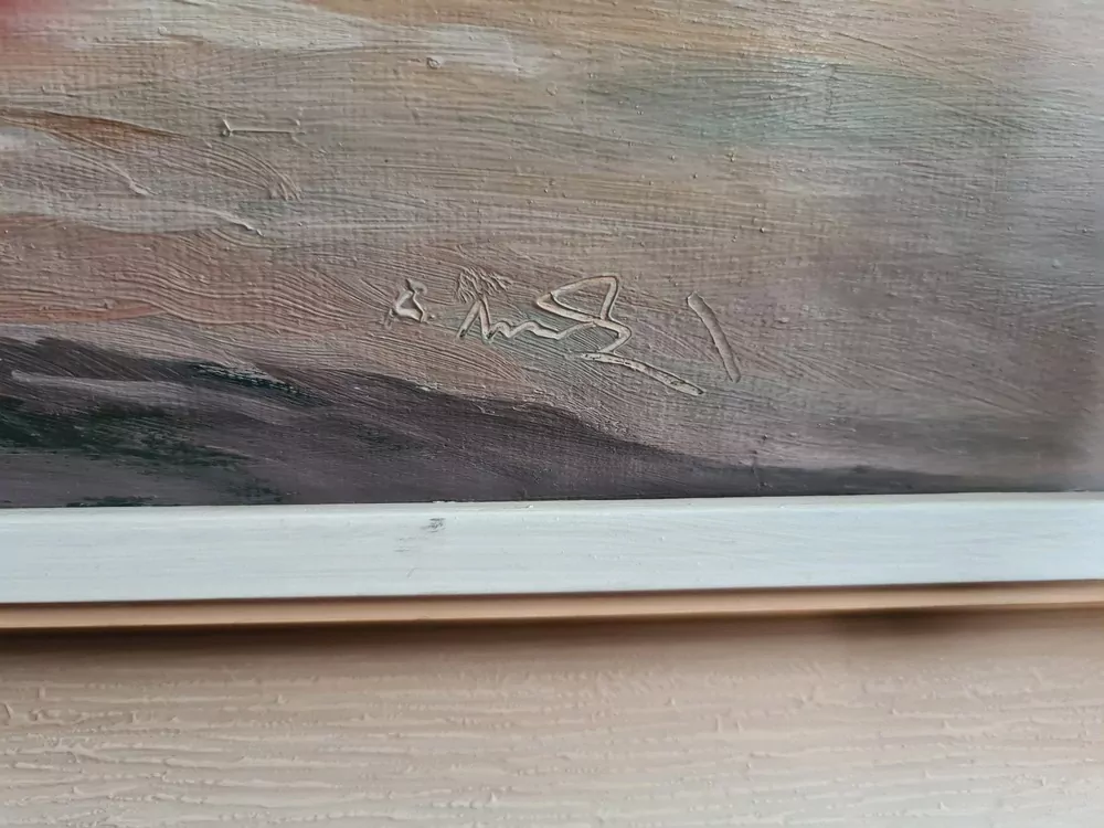 Obraz Orient, olej na sololitu, signováno