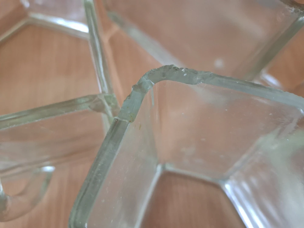 Skleněné dózy na potraviny s uchem, retro dózy do kuchyně 