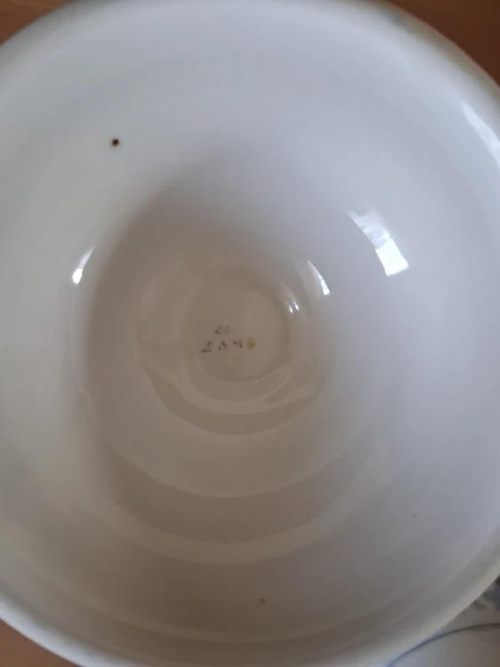 Nádherná starožitná terina, polévková mísa, značeno číslem 