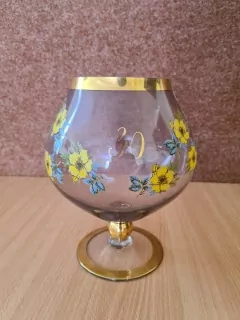 Velká malovaná číše, výška 22cm. K 30tým narozeninám 