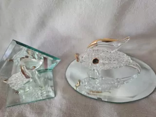 Skleněná figurka, zvířata 