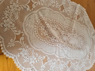 Retro ubrus, ovál 98x64cm, silonový 