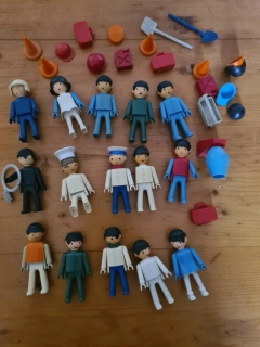 Retro Igra, Igráčci, 15ks + příslušenství 