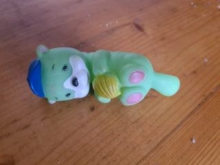 Retro dětská pískací hračka bobr