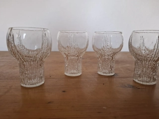 4x sklenice, Rakousko Rakousko.1970