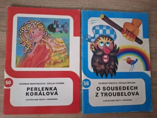 Ilustrované sešity, Perlenka Korálová (1978) a O sousedech z Troubelova (1979)