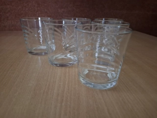 Sklenice na nápoje, 6c, výška 8cm