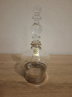 Bílý zvoneček, sklárna Květná Czechoslovakia 