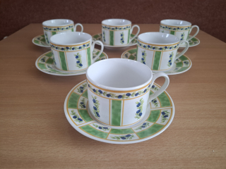 Sada na čaj, kávu pro šest osob, zn. Le Cygne