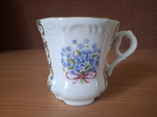 Hrnek, hrníček pomněnky, Czechoslovakia 