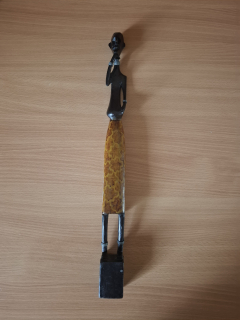 Dřevěná socha, Afrika, muž, výška 49cm