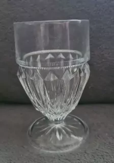 Grogovka, stará sklenice, výška 11cm