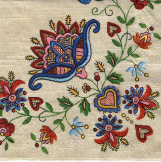 Ubrousky, lidový vzor 