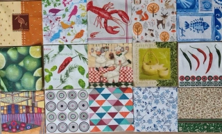 Ubrousky, decoupage, mix, 15ks